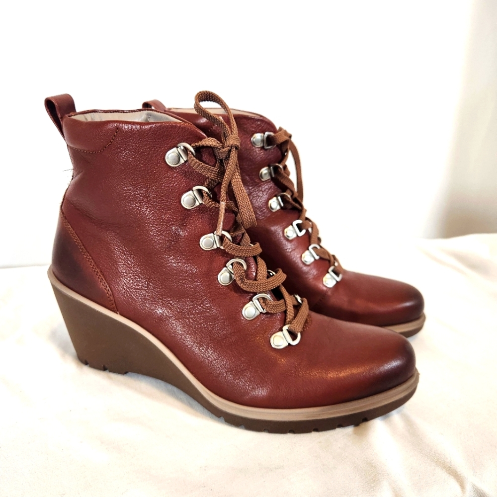 ECCO Touch 75 Ankle Boots Malmo Brown Women's Size 38